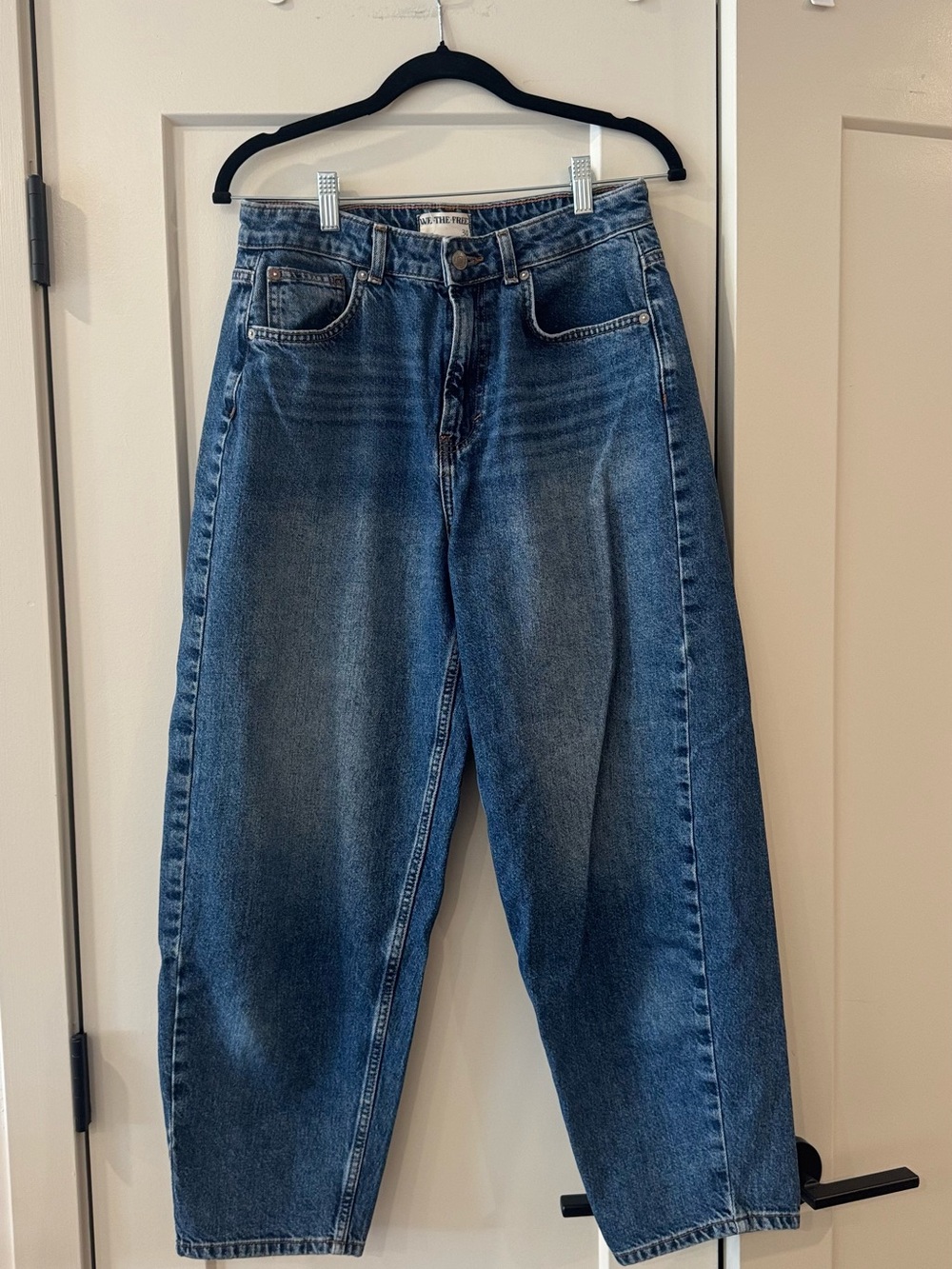 We The Free Mid-Rise Barrel Jeans